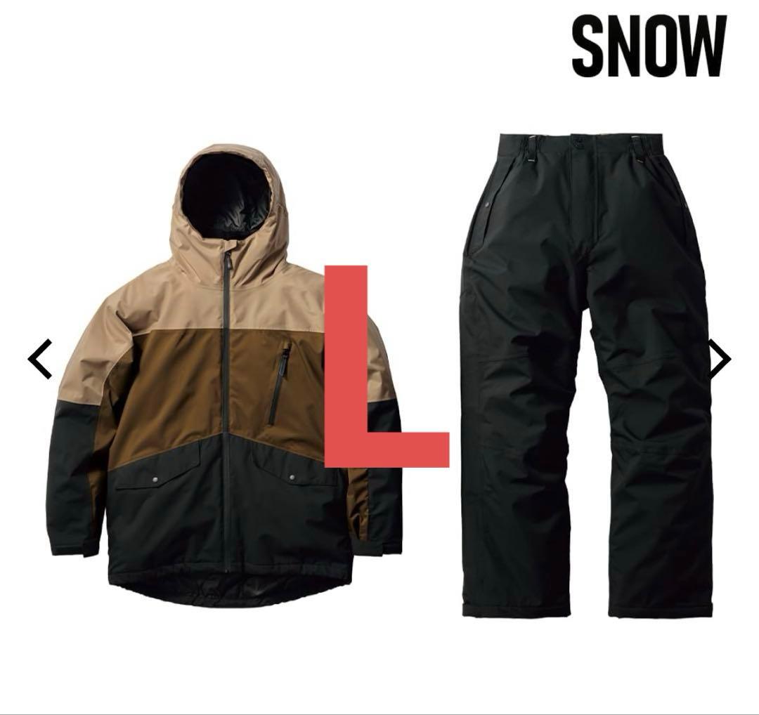 新品】2025年モデル ワークマン イージス防水防寒スーツ L スノー