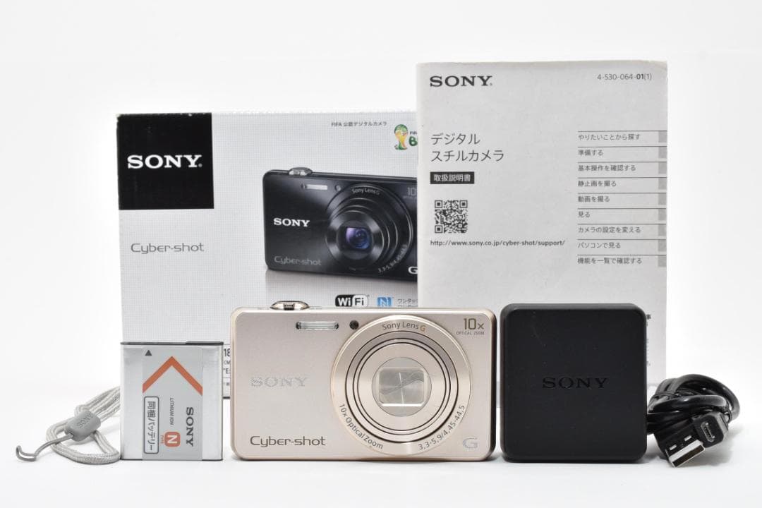 【美品】SONY Cyber-shot DSC-WX220 ゴールド　動作確認済 Amazon | SONY デジタルカメラ Cyber-shot WX220 光学10倍 ゴールド