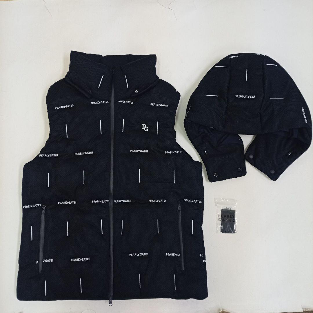 i47〚PEARLY GATES〛中綿フード付きベストネイビー サイズ4 - メルカリ