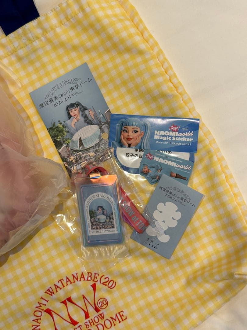 渡辺直美（20）東京ドーム うにょ席 特典グッズ - メルカリ