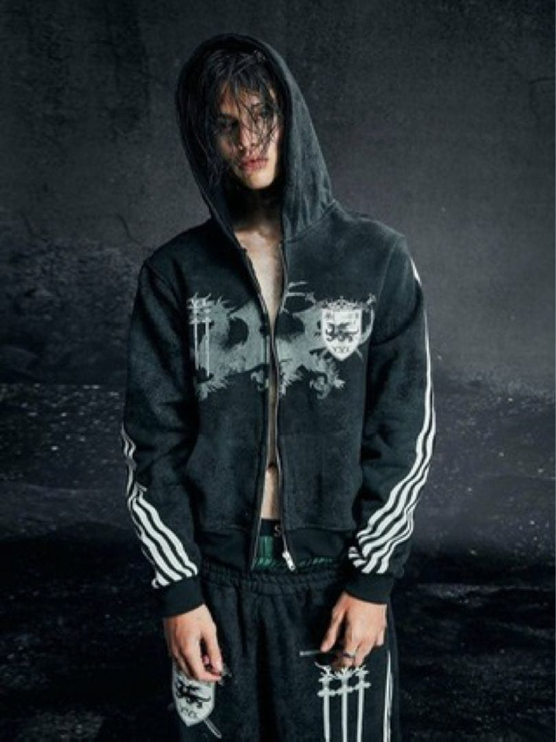 トップス cozy worldwide zip foodie black Cozy world Wide】00 KNIGHT CLUB HOODZIP | OUR BRAND,Cozy world