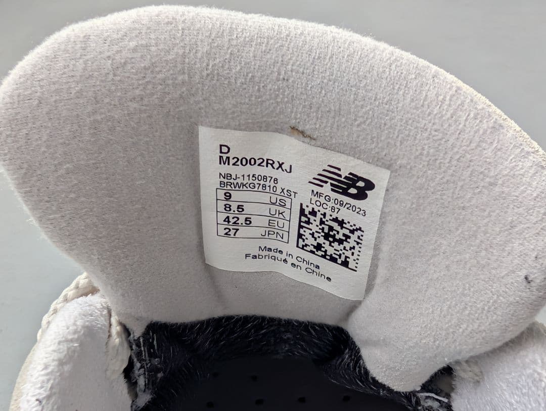 27.0cm ニューバランス m2002rxj gtx ゴアテックス スニーカー