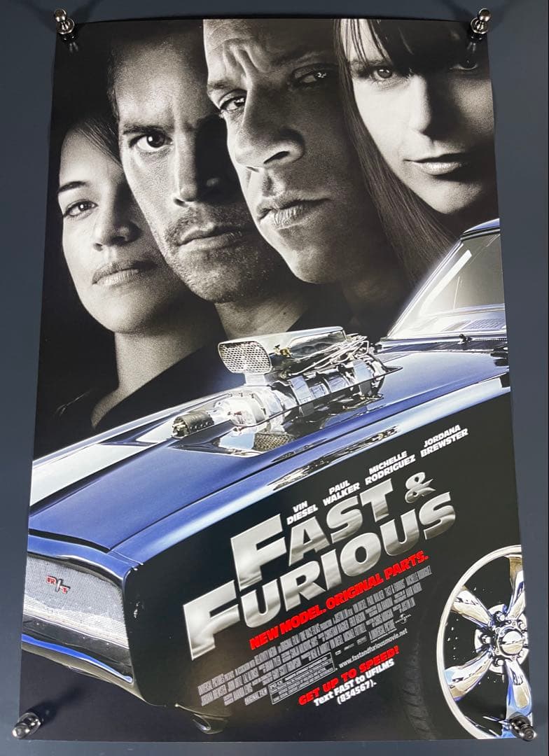 枚数限定*映画館用片面印刷ポスターUS版:ワイルドスピード MAX - メルカリ