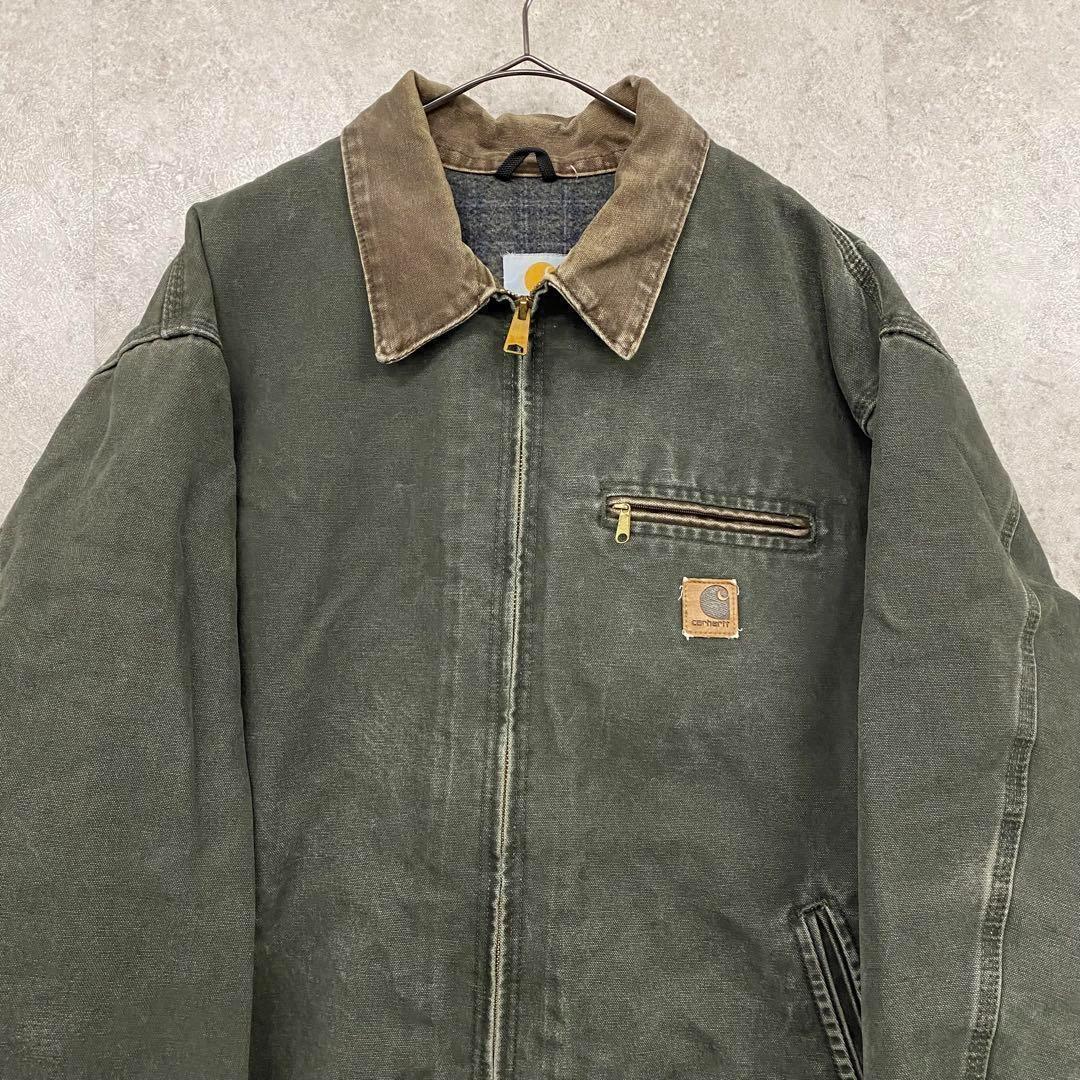 激レア2XL☆メキシコ製90s】カーハート デトロイトジャケット モス