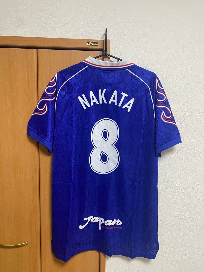 1998 日本代表 ヒデ 中田英寿 ユニフォーム　半袖 1998年 日本代表 ホーム 中田英寿 8番-KICKO – Kicko