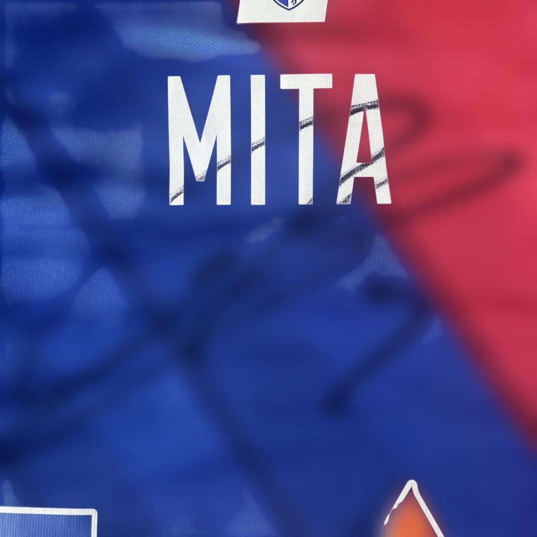 19 FC東京 オーセンティックユニフォーム 7 三田 啓貴選手 前後サイン