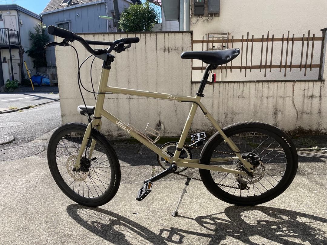 レア　maji 好きな方　どうぞ　ミニベロ ベージュ ディスクブレーキ クラシック感。 -MASI ミニベロ 納車- – cyclemark サイクルマーク