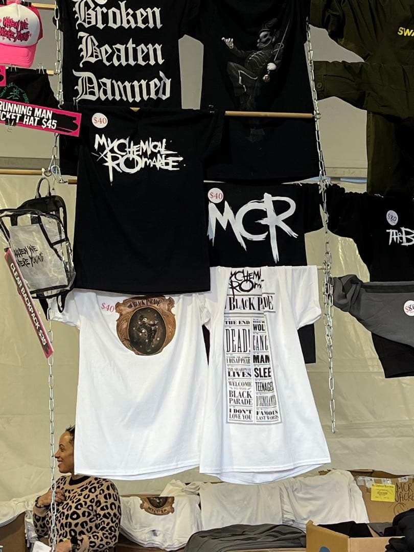 【希少】 My chemical romance 公式Tシャツ ホワイト S