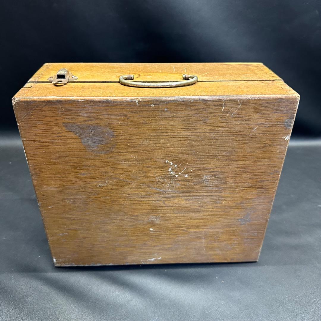 ♡Fc右1008 子宮模型 医療用 断面図 子宮 木製ケース入り 昭和レトロ