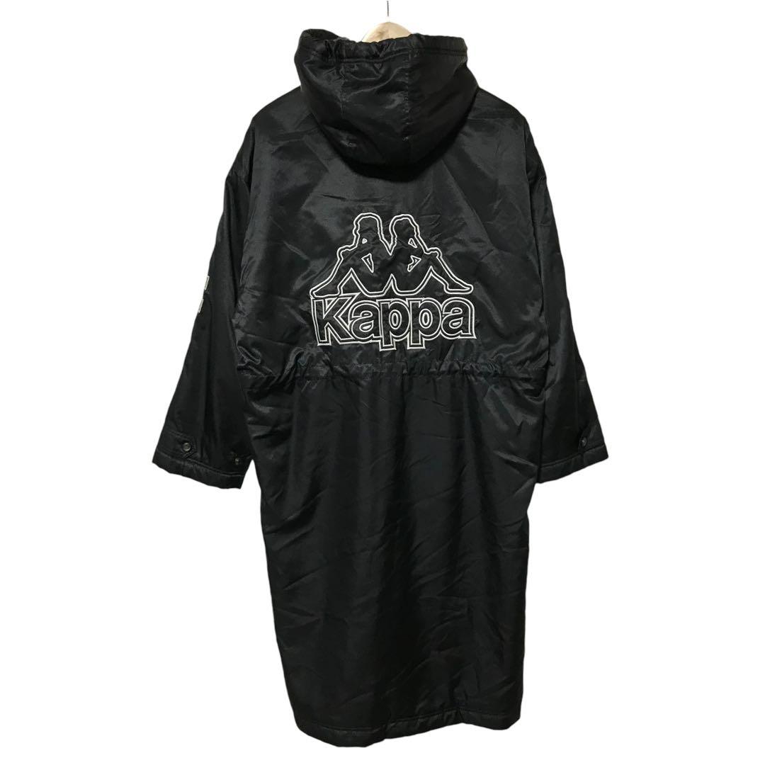 90s Kappa カッパ ビンテージフルジップベンチコート 刺繍ロゴ