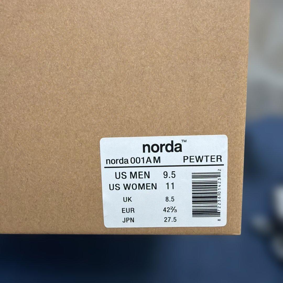S*U様 norda 001A Pewter 9.5 27.5cm