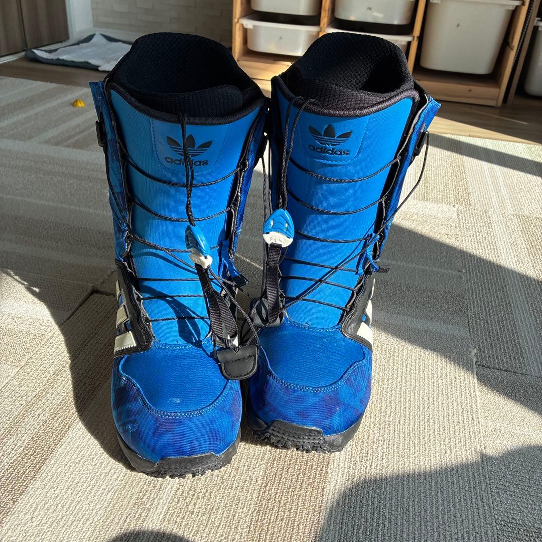 adidas スノーボードブーツ energy boost 27.5cm 青 - メルカリ