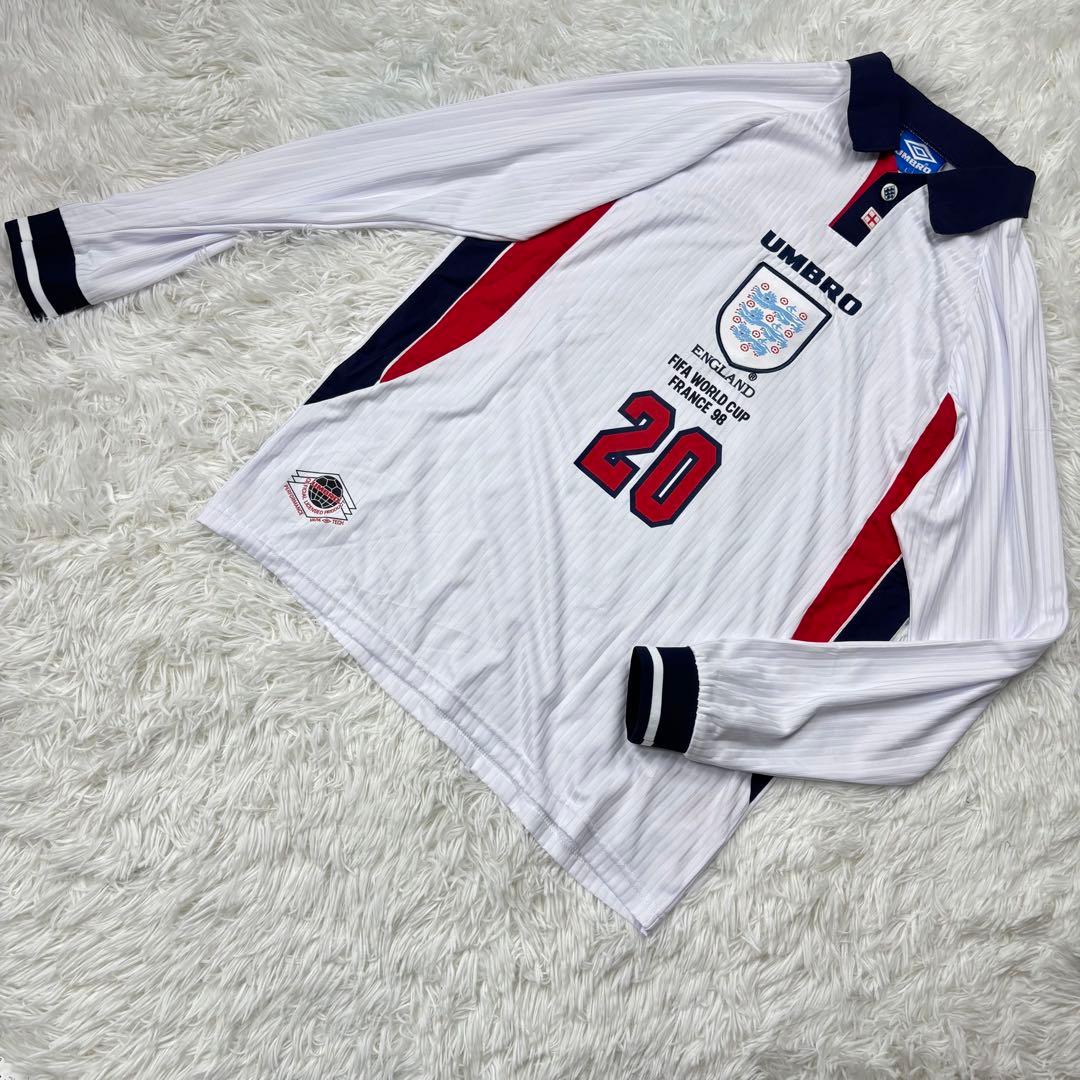 98フランスワールドカップ✨イングランド代表シャツ マイケル
