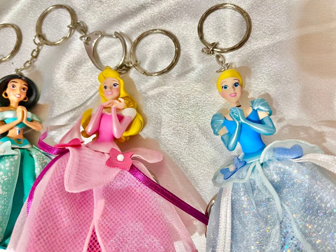 ディズニープリンセス キーホルダー 8点セット ラプンツェル アリエル