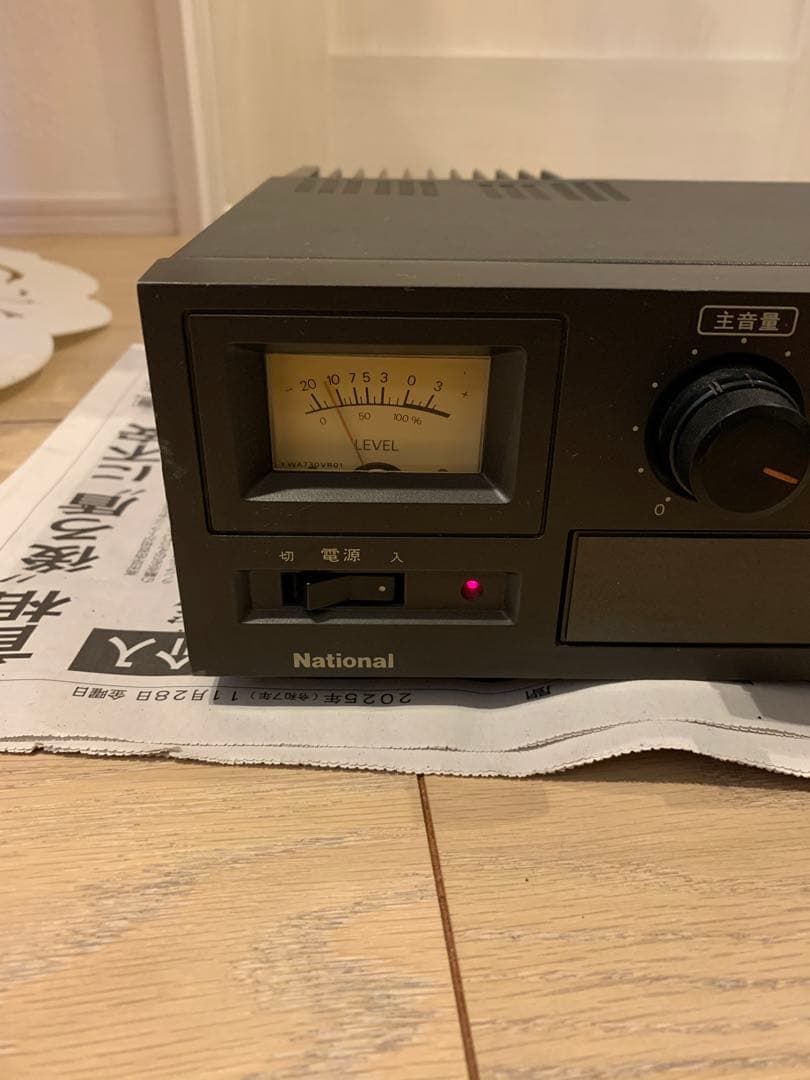 National ハイパワーアンプ 卓上型音響装置 WA-740A ジャンク - メルカリ