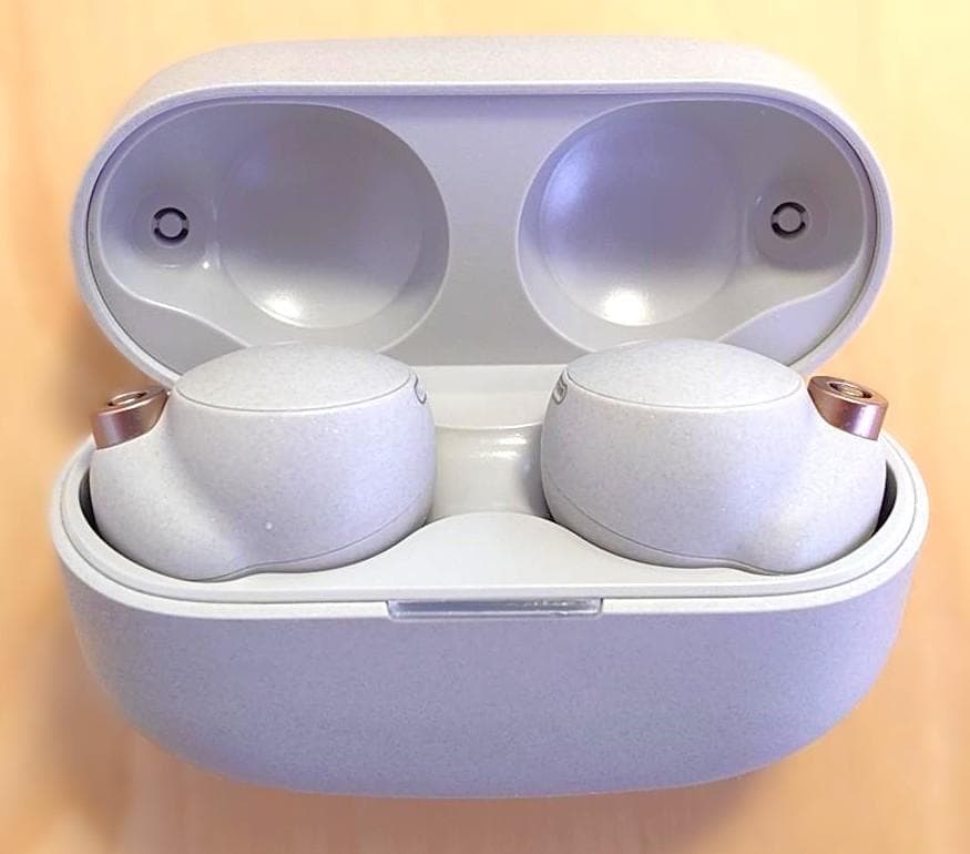 ジャンク】SONY WF-1000XM4 ワイヤレスイヤホン プラチナシルバー