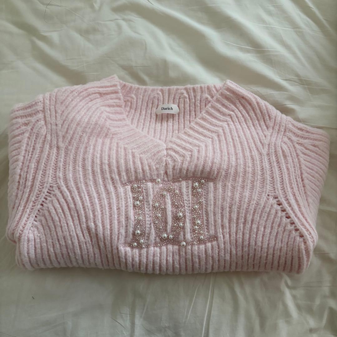 Darich ファンシービーズDDロゴボリュームニットトップ - メルカリ