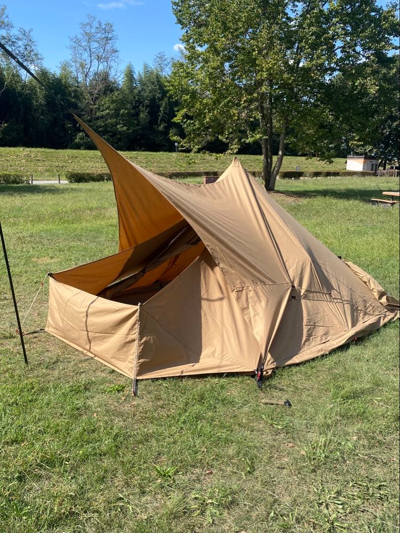 テンマクデザインパンダTC＋ ＆ 熱田野営具シルス、フロントヤード ➕α