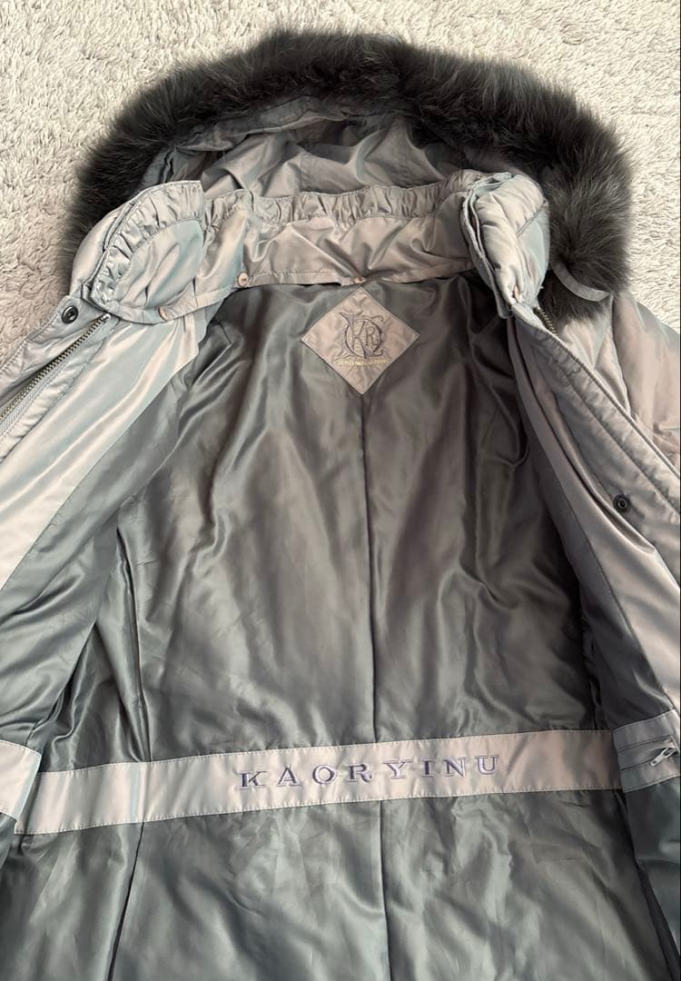 美品☆KAORYINU（カオリーヌ） フォックスファー ロングダウンコート