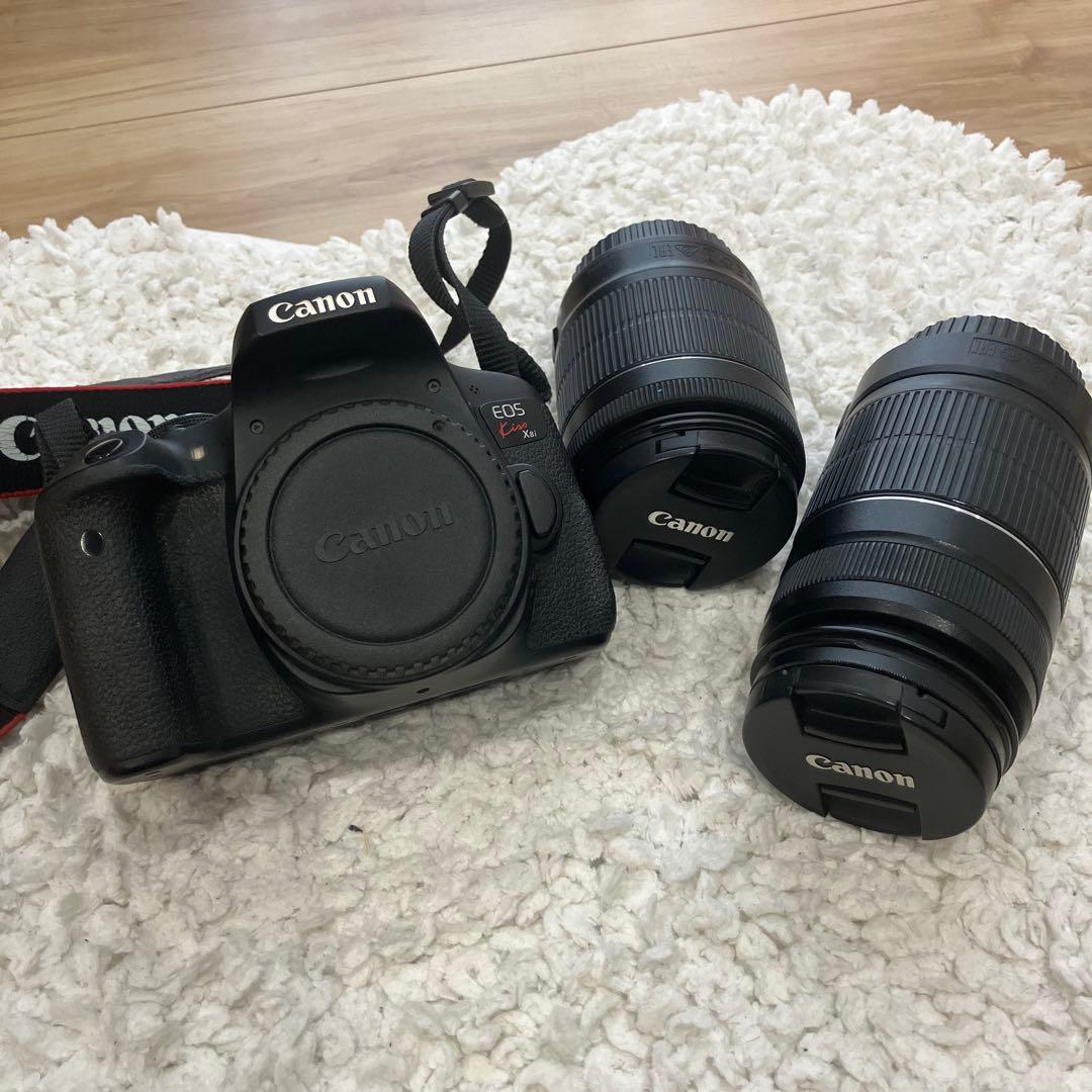 ココCanon EOS デジタル一眼レフ 2本レンズ付き キヤノン（Canon） Canon EOS kiss X9 ダブルレンズセット デジタル