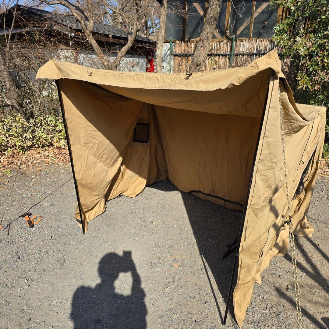 【GO Glamping】パップテントTC +〈豪華カスタムフルSET！〉 タイムセール中】GOGlamping G・G PUP2.0 パップテントTC