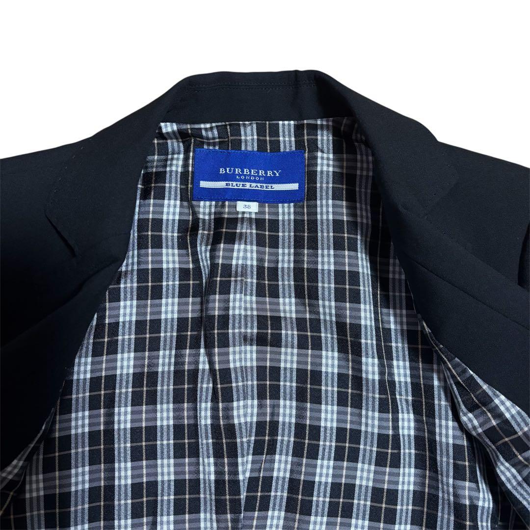 美品】バーバリーブルーレーベル スカートスーツセットアップ チェック
