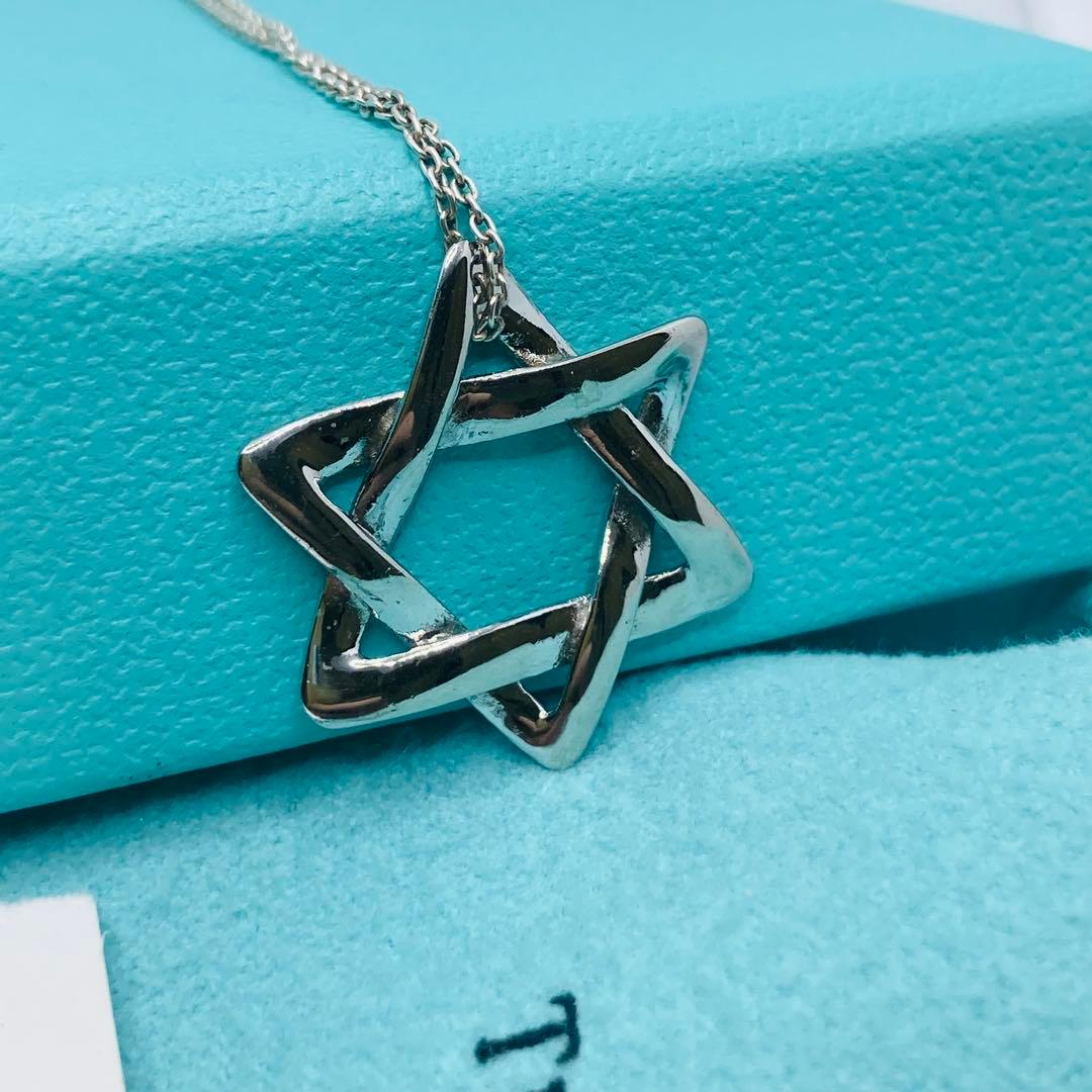 極美品✨ ティファニー ネックレス スター 五芒星 AG925 - メルカリ
