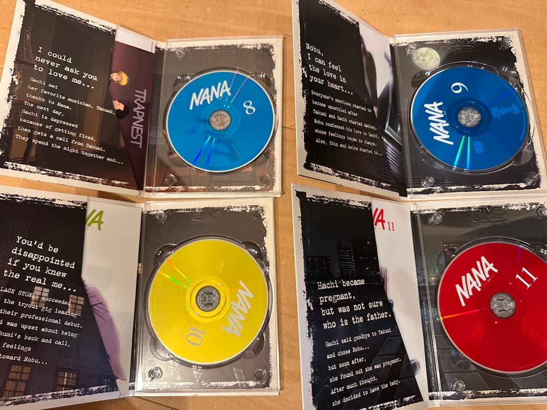 NANA アニメ　DVD 1〜18巻