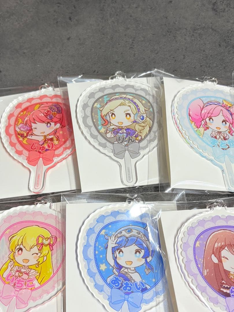 アイカツスターズ　プラネット　グラフアート　アクリルキーホルダー　まとめ売り