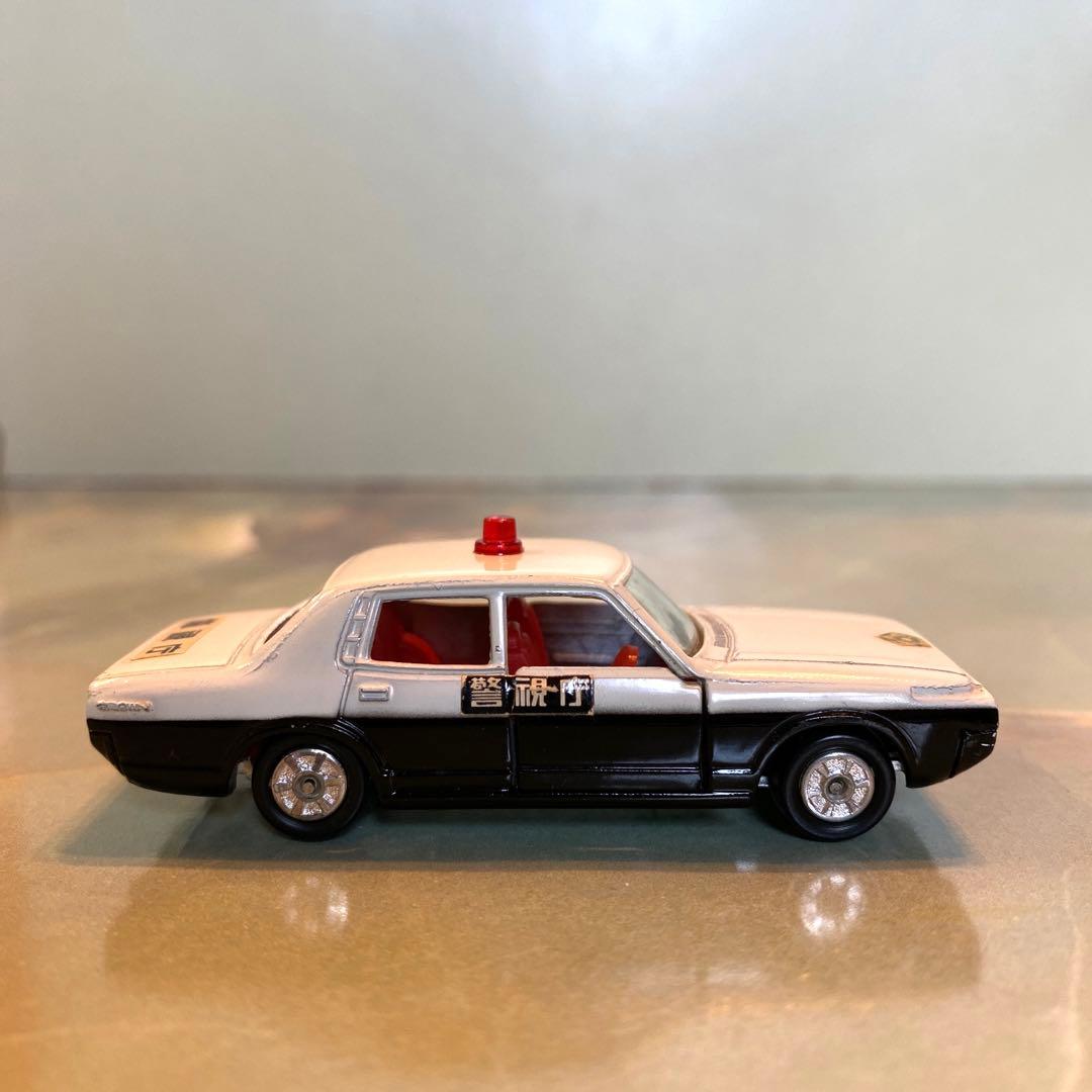 トミカNO.4 トヨタニュークラウンパトロールカー 黒箱 日本製 - メルカリ