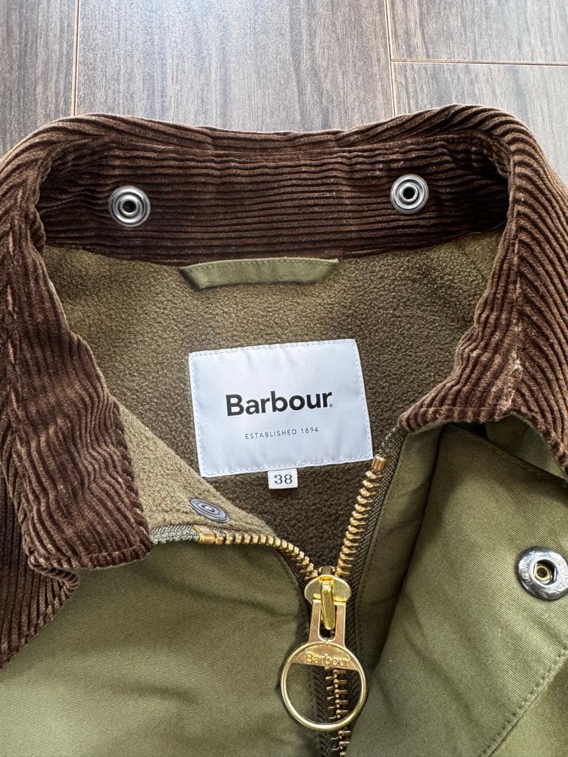 美品 Barbour バブアー別注 ビデイル ポーラテック ジャケット 38