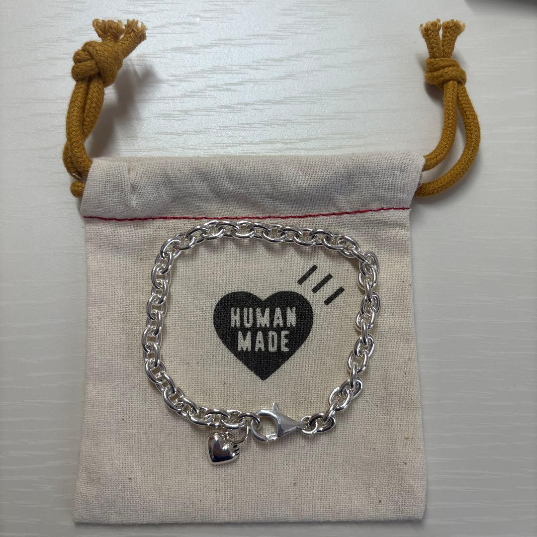 HUMAN MADE HEART SILVER BRACELET - メルカリ