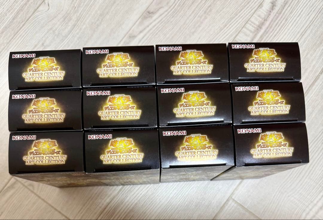 遊戯王　クオーターセンチュリーアートコレクション　12BOX シュリンク無し