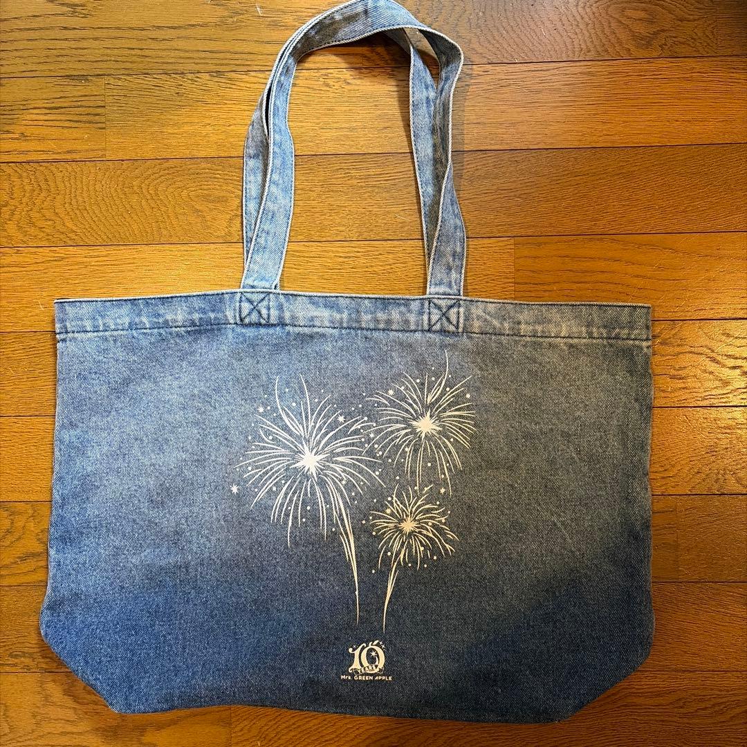 ミセスグリーンアップル　フィヨルド　デニムトートバッグ
