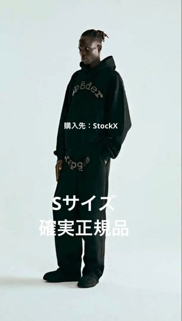 美品・確実正規品】Sp5der VVS Hoodie black - メルカリ