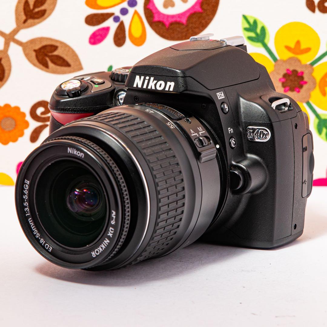 ❤️Nikon ニコン D40x❤️ iPhone転送❤️ 人気の一眼レフ❤️ ニコン（Nikon） デジタル一眼 Nikon D40x レンズキット 中古 新品SD