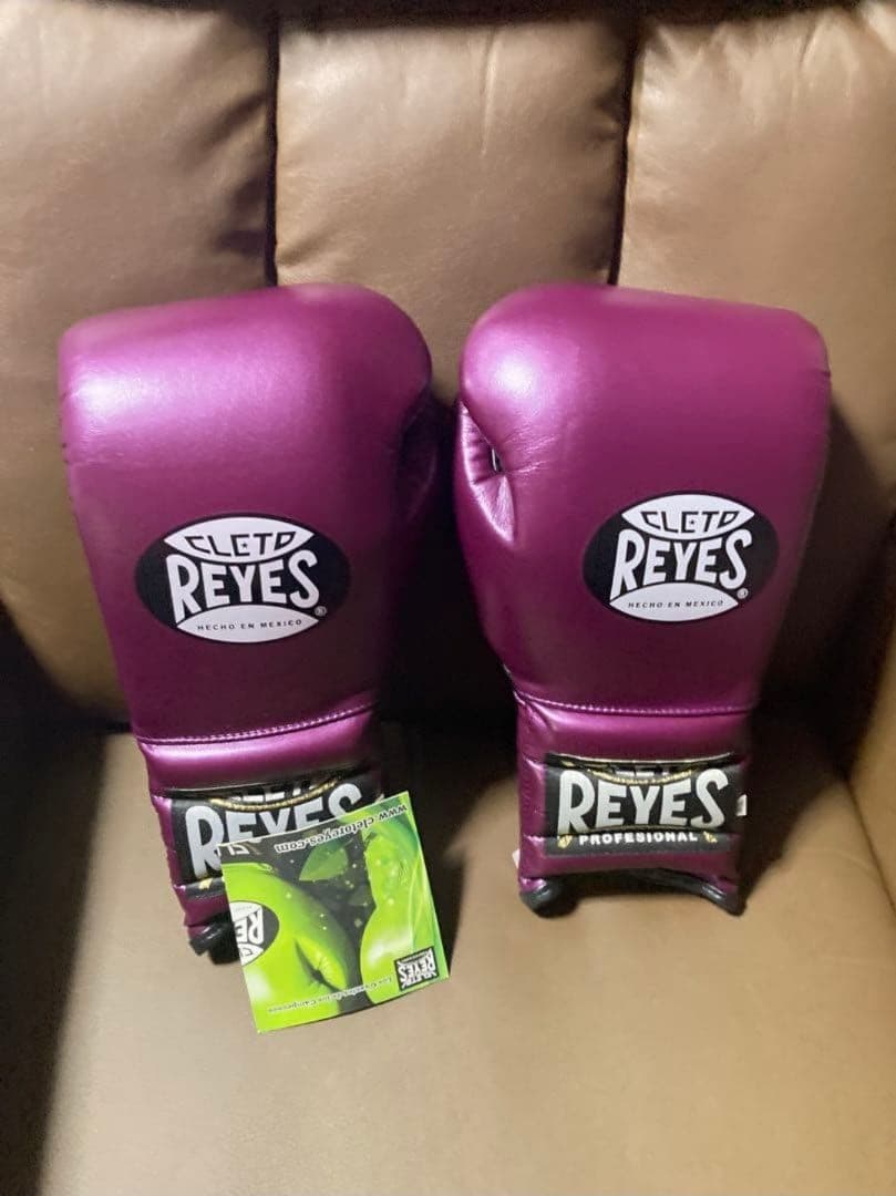 CLETO REYES レイジェス１６オンス Cleto Reyes Hook and Loop Leather Training Boxing Gloves - 16 oz