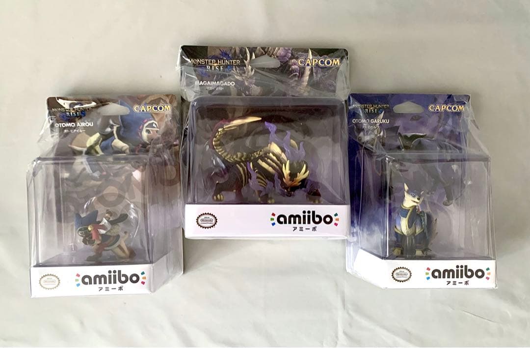 amiibo マガイマガド オトモガルク オトモアイルー 3種セット 新品未開封