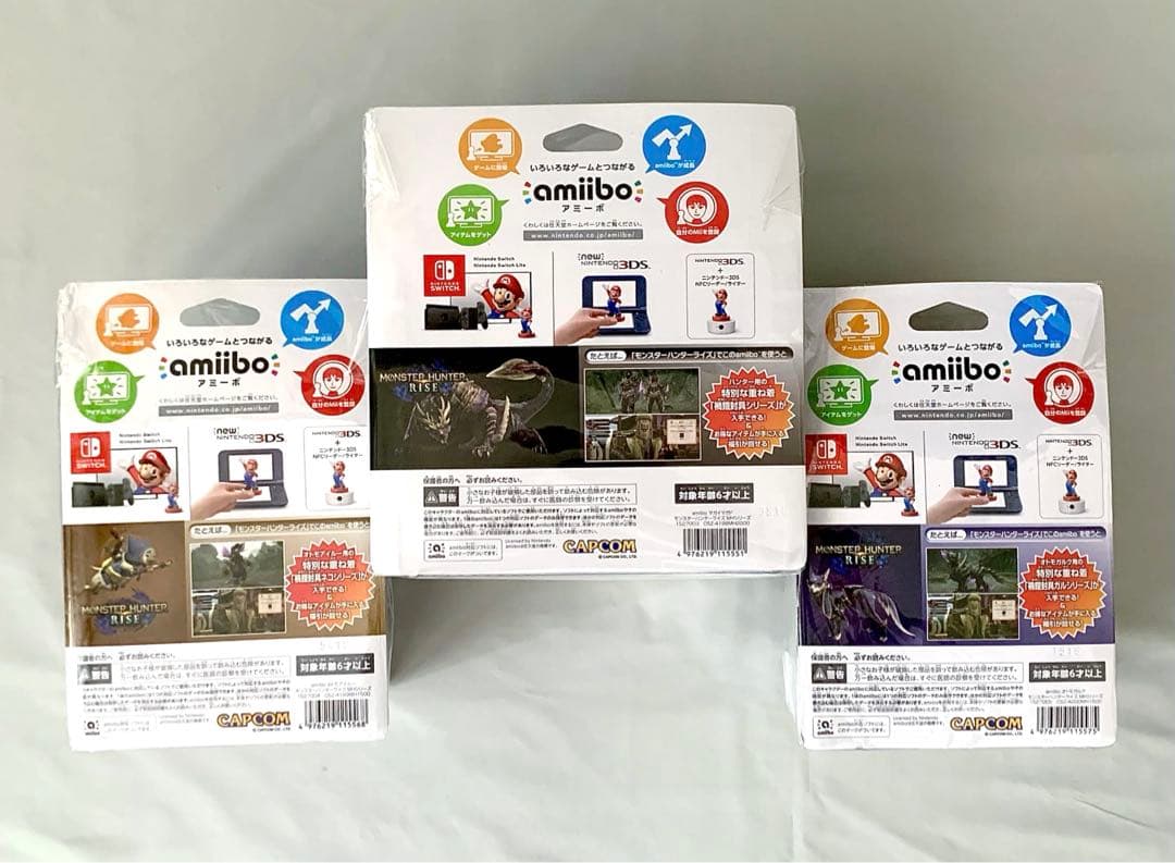 amiibo マガイマガド オトモガルク オトモアイルー 3種セット 新品未開封