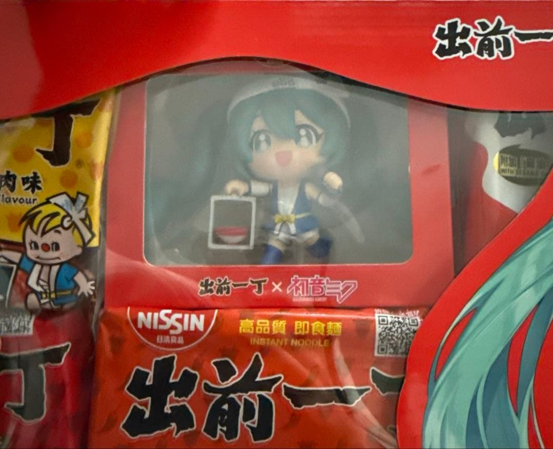 新品　未開封　日清　NISSIN 初音ミク コラボセット 40周年記念　香港限定