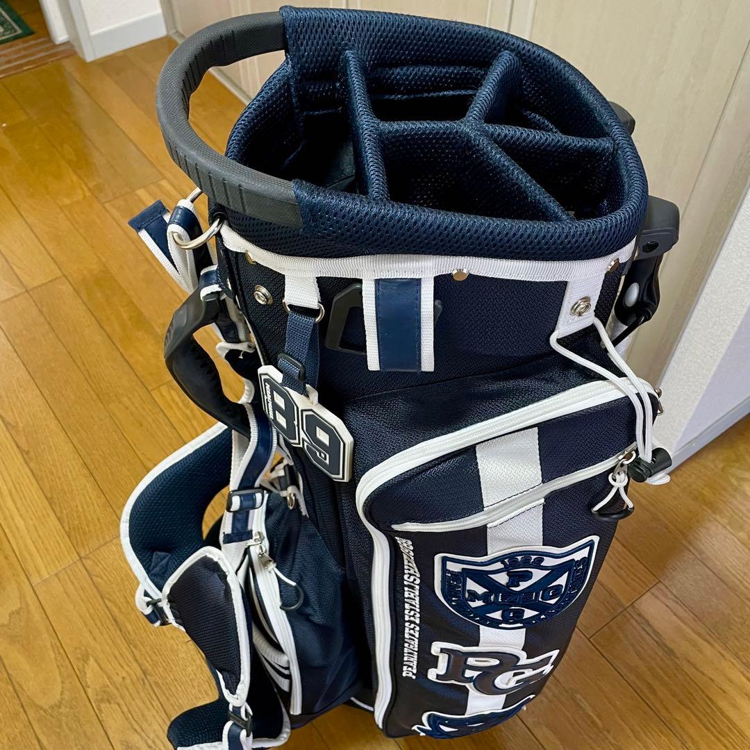 パーリーゲイツ キャディバッグ ネイビー - メルカリ