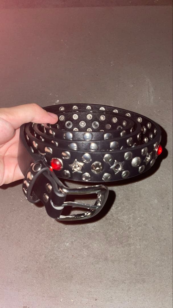 JADED LONDON ブラック スタッズベルト 最安値 即日発送 ◇関税送料込◇JADED LONDON◇ブラックスタースタッズベルト◇ (JADED