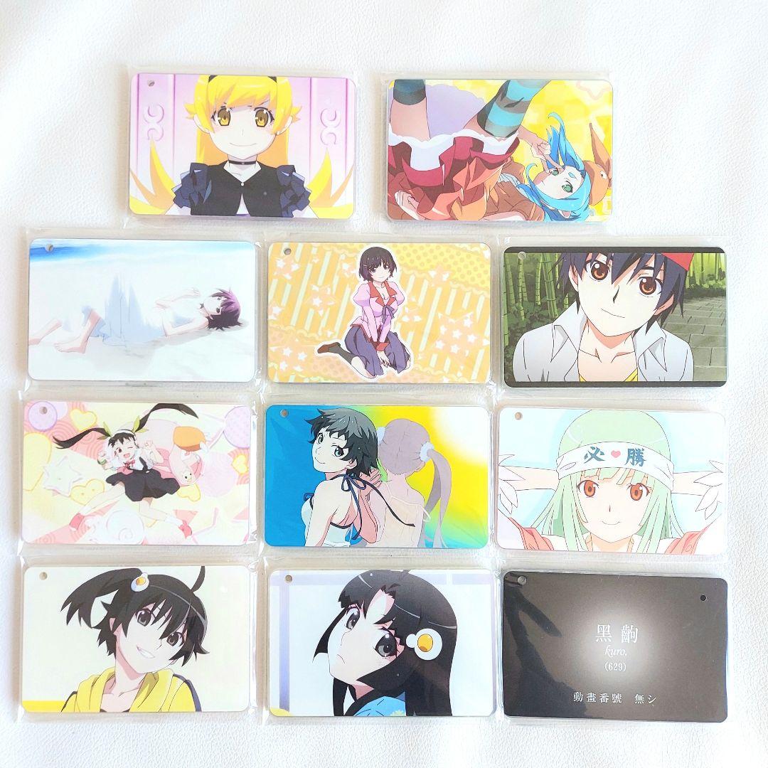 【新品】 アニメ 物語シリーズ スライドカードケース 全11種 フルコンプセット カルクルより、新商品「校章ホックスライドカードケース」を発売の