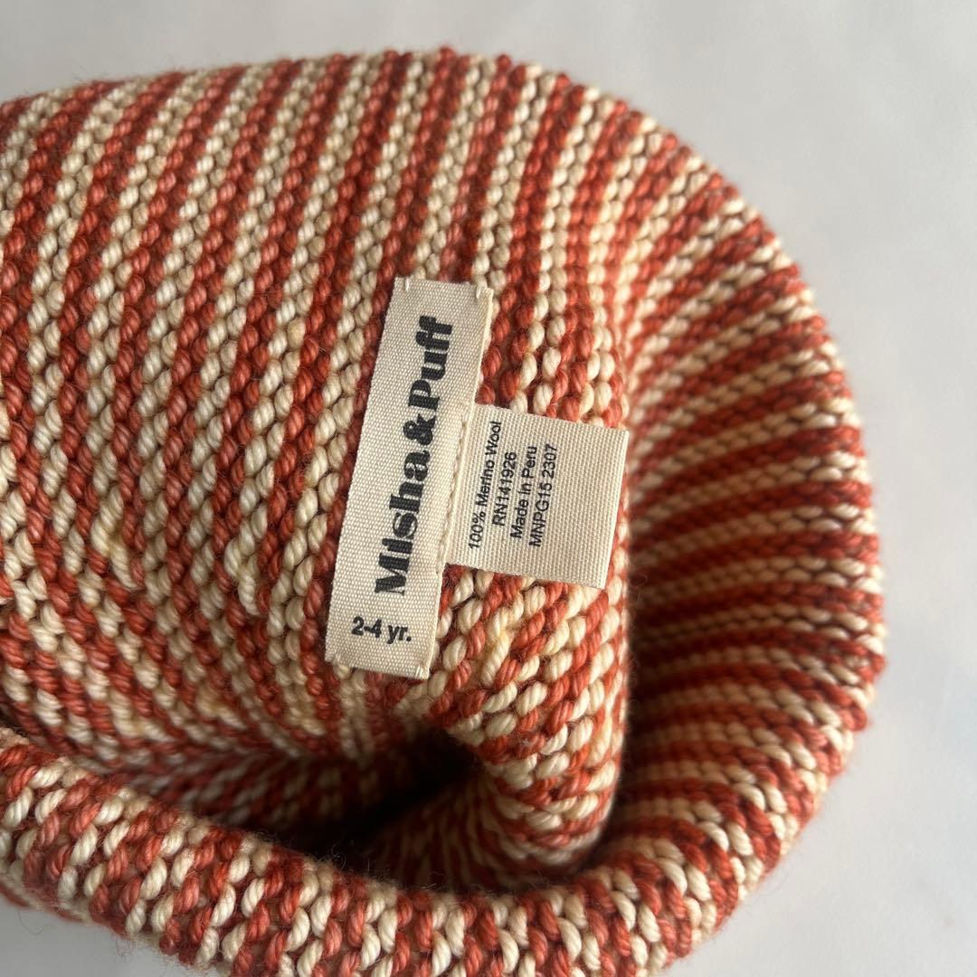 misha&puff garter hat ニット帽 - メルカリ