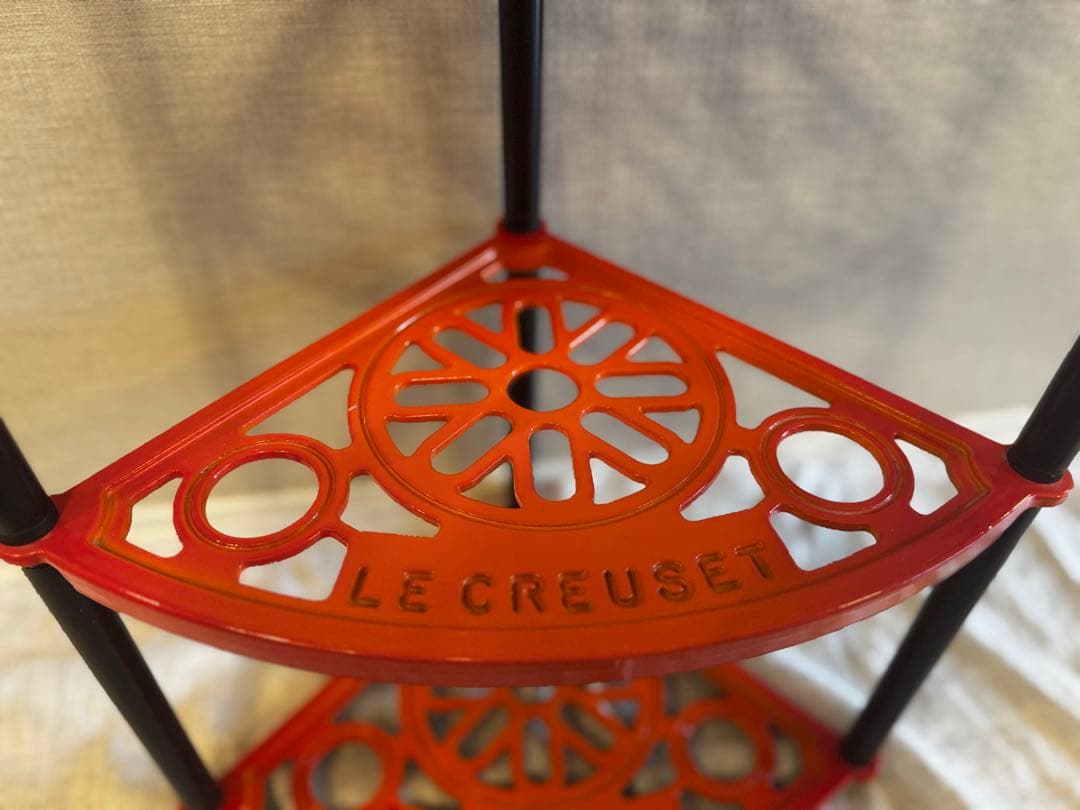 Le Creuset ル・クルーゼ 】 ポットスタンド 5段 オレンジ - メルカリ