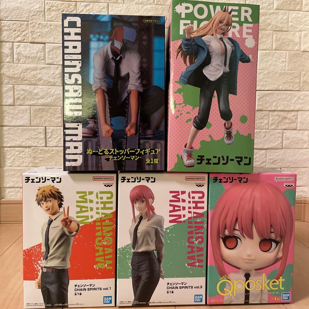 新品未開封】チェンソーマン フィギュア 5個セット デンジ パワー