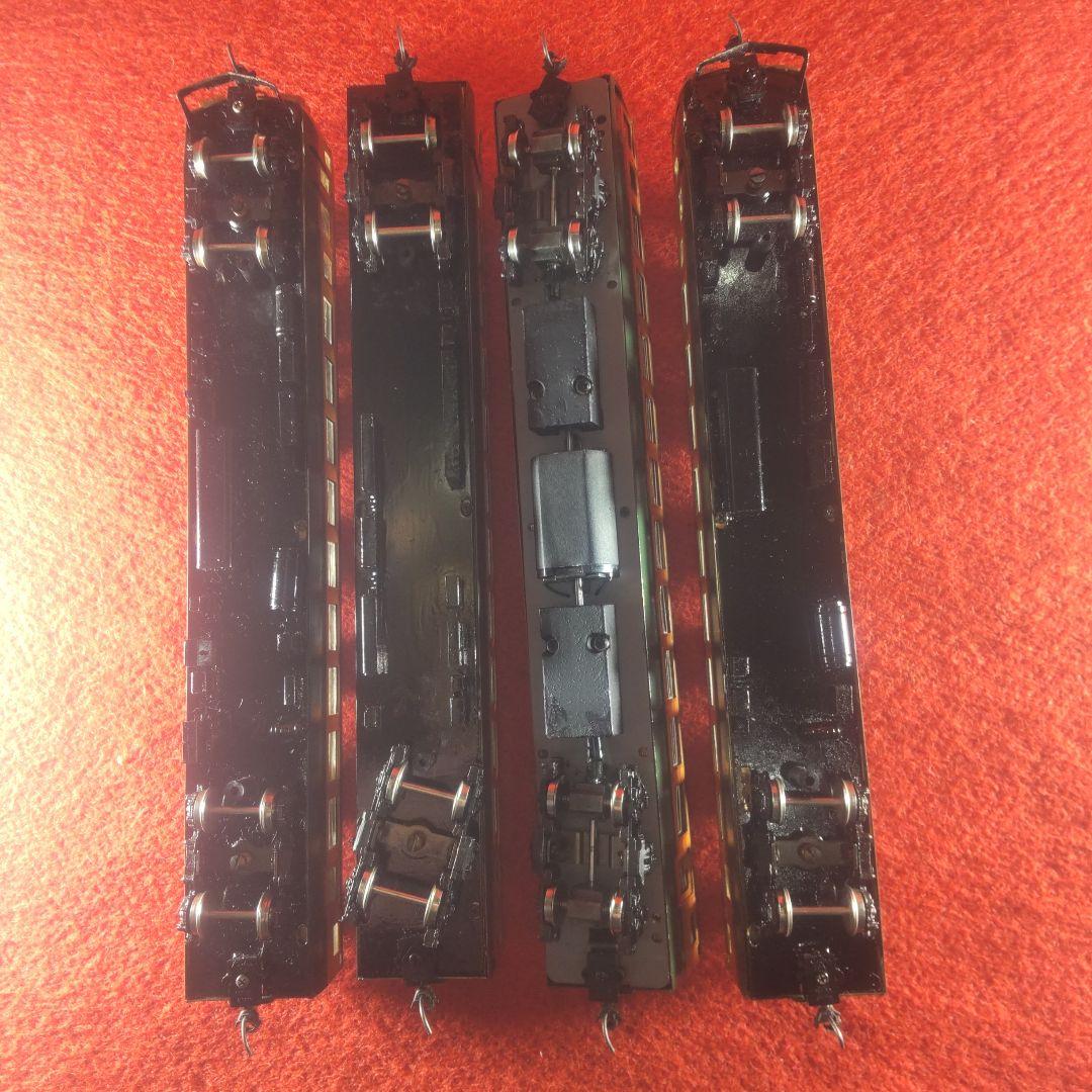 165系4両セット、動作確認済み、MPギヤ仕様、電気機関車、HOゲージ