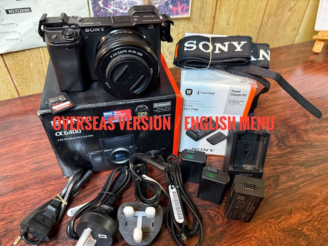 デジタルカメラ Sony a6400 Oversea Version(English Menu) Sony ソニーa6400カメラ多言語版セット 英語メニュー版 EN ver. - メルカリ