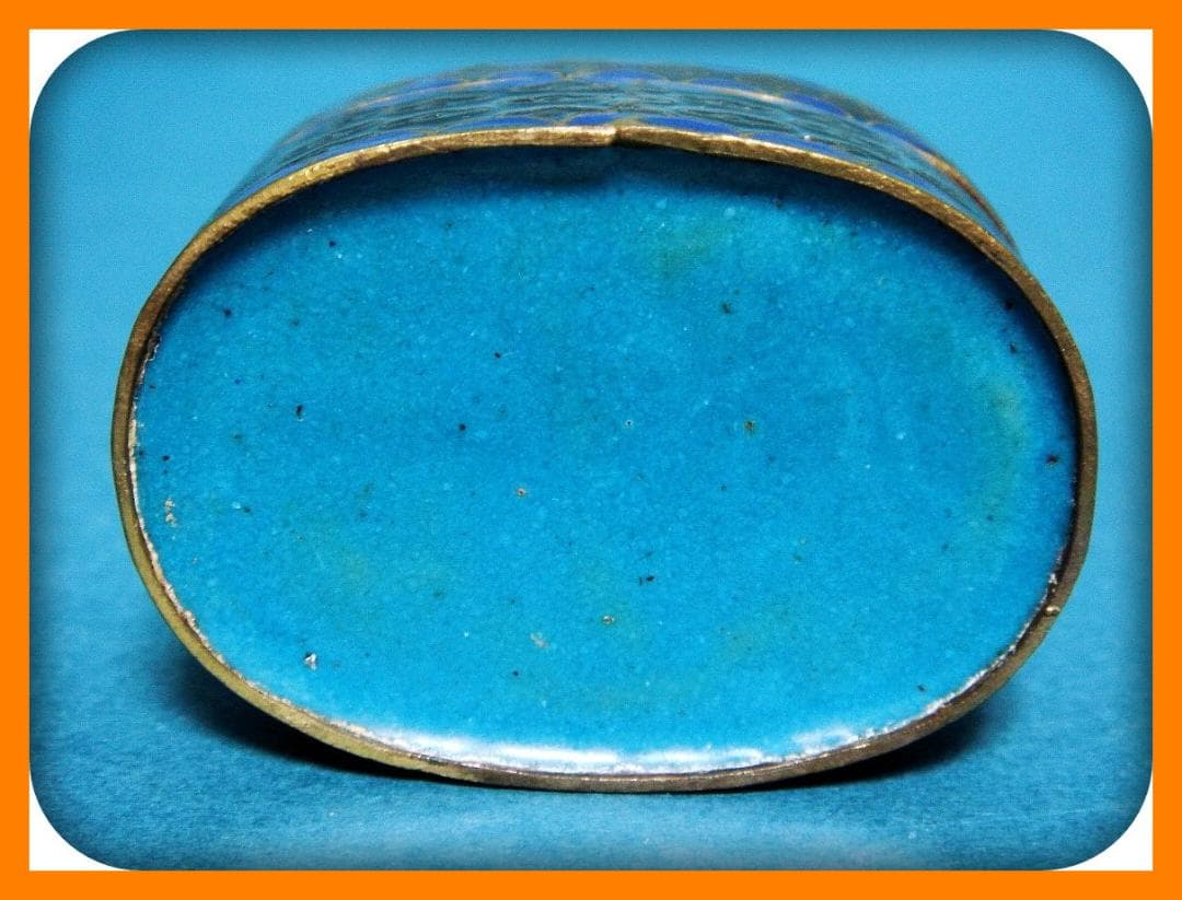 785『七宝 花蝶 香合』黒 /骨董品 古美術 アンティーク 古玩 - メルカリ