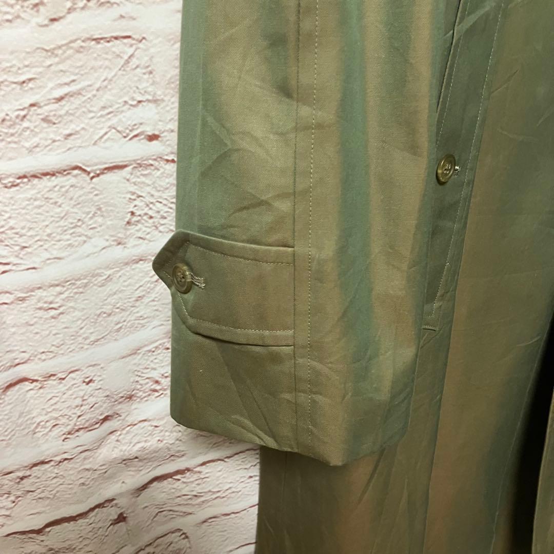 バーバリー ステンカラーコート 玉虫色 90s - メルカリ